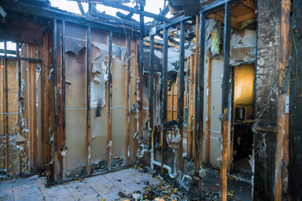 Professional Emergency Fire Cleanup technician working in Chinle, AZ